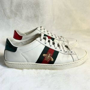 WOMEN'S GUCCI ACE SNEAKER WITH BE size 5